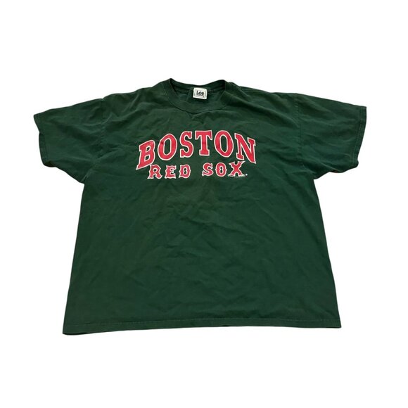 Vintage Lee 2004 Boston Red Sox MLB St. Patrick's Day Green T-Shirt Men's XL - Picture 1 of 8